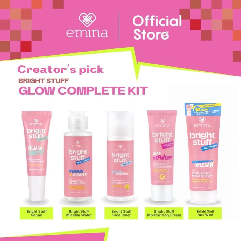 GLOW COMPLETE KIT EMINA BRIGHT STUFF